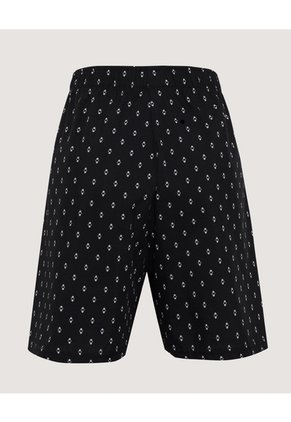 Boxer Amplio Estampado Geométrico X1 Para Hombre Negro Ostu