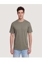 Camiseta Estampado Posterior  Para Hombre Verde Ostu de Ostu