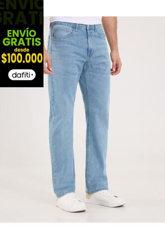 Jean Para Hombre Regular Color Azul  Marca Ostu #60160251 Ostu