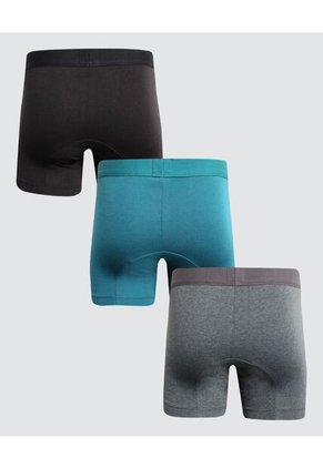 Boxer Para Hombre Filete Corto Algodón Color Pack X Marca Ostu #60000425