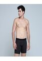 Boxer Para Hombre Filete Medio Microfibra Color Negro Marca Ostu #60000417 de Ostu