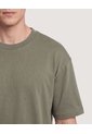 Camiseta Estampado Posterior  Para Hombre Verde Ostu de Ostu
