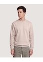Buzo Cuello Redondo Unicolor  Para Hombre Café Ostu de Ostu