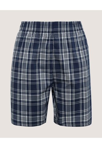 Pantaloncillo Cuadros Sin Bragueta X1 Para Hombre Azul Ostu Ostu