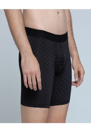 Boxer Para Hombre Filete Medio Microfibra Color Negro Marca Ostu #60000417