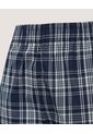 Pantaloncillo Cuadros Sin Bragueta X1 Para Hombre Azul Ostu de Ostu