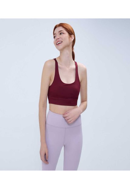 Top Para Mujer Top Color Vino Marca Ostu #40220368