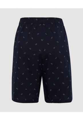 Boxer Amplio Estampado Geométrico X1 Para Hombre Azul Ostu