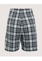 Pantaloncillo Cuadros Sin Bragueta X1 Para Hombre Verde Ostu de Ostu