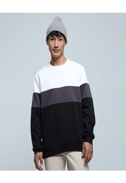 Buzo Para Hombre Cuello Redondo Color Crema Marca Ostu #60060433