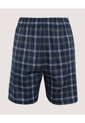 Pantaloncillo Cuadros Sin Bragueta X1 Para Hombre Verde Ostu