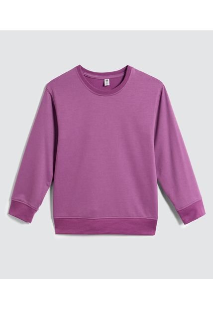 Buzo Para Niña Cuello Redondo Color Morado Marca Ostu #90060107