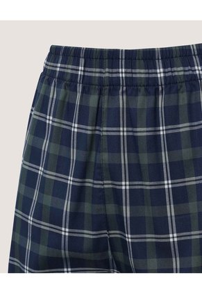 Pantaloncillo Cuadros Sin Bragueta X1 Para Hombre Verde Ostu