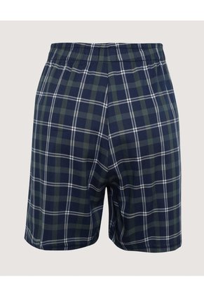 Pantaloncillo Cuadros Sin Bragueta X1 Para Hombre Verde Ostu