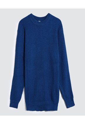 Saco Para Hombre Cuello Redondo Color Azul  Marca Ostu #60330040