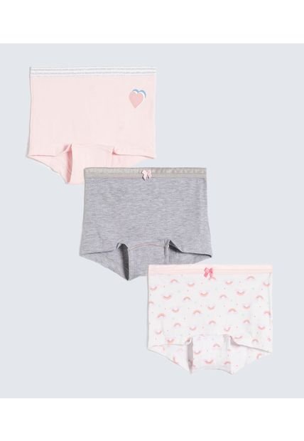 Ropa Interior Infantil Niña Boxer Color Rosado Marca Ostu #90180085