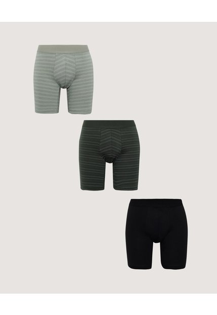 Pack X3 Boxer Medio Básico X3 Para Hombre Surtido Ostu