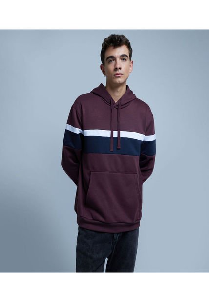 Buzo Para Hombre Hoodie Color Café  Marca Ostu #60060366