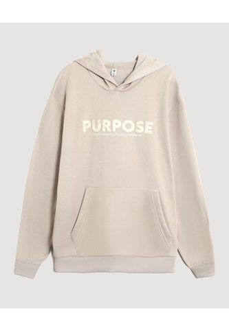 Buzo Hoodie Con Screen  Para Hombre Café Ostu Ostu