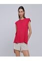 Blusa Para Mujer Manga Sisa Color Rojo Marca Ostu #40121017 de Ostu