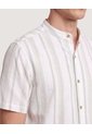 Camisa Manga Corta Cuello Abierto  Para Hombre Verde Ostu de Ostu
