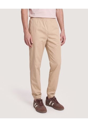 Jogger Plano Texturizado  Para Hombre Beige Ostu Ostu