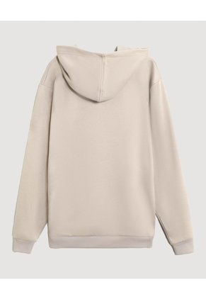 Buzo Hoodie Con Screen  Para Hombre Café Ostu
