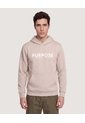 Buzo Hoodie Con Screen  Para Hombre Café Ostu de Ostu
