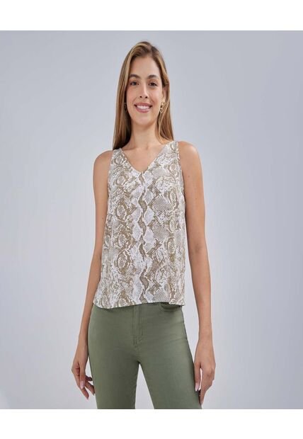 Blusa Para Mujer Manga Sisa Color Verde  Marca Ostu #40121046