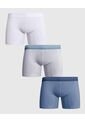 Pantaloncillo Para Hombre Boxer Filete Medio Algodón Color Negro Marca Ostu #60000516 de Ostu