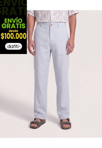 Pantalón De Moda Con Pinzas  Para Hombre Gris Ostu Ostu