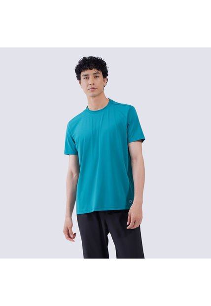 Camiseta Para Hombre Manga Corta Color Verde  Marca Ostu #60090970