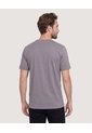 Camiseta Regular Con Estampado  Para Hombre Gris Ostu de Ostu