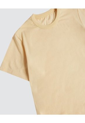 Camiseta Para Niña Manga Corta Color Amarillo  Marca Ostu #90090118