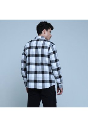 Camisa Para Hombre Manga Larga Sin Bolsillo Color Gris Marca Ostu #60010690