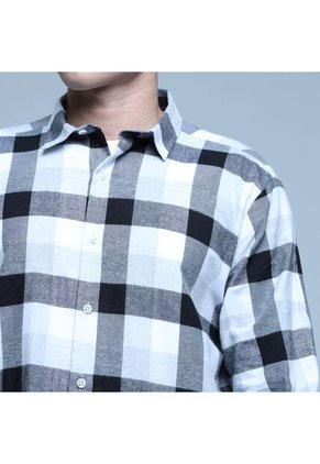 Camisa Para Hombre Manga Larga Sin Bolsillo Color Gris Marca Ostu #60010690