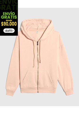 Buzo Para Mujer Zipper Color Rosa Marca Ostu #40060347 Ostu