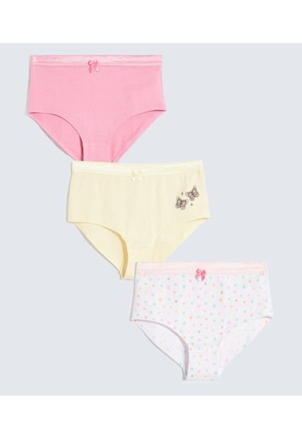 Ropa Interior Infantil Niña Panty Color Rosado Marca Ostu #90180077