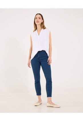 Jean Para Mujer Skinny Color Azul Marca Ostu #40160545