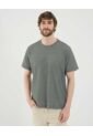 Camiseta Para Hombre Manga Corta Cuello Redondo Color Verde Marca Ostu #60091780 de Ostu