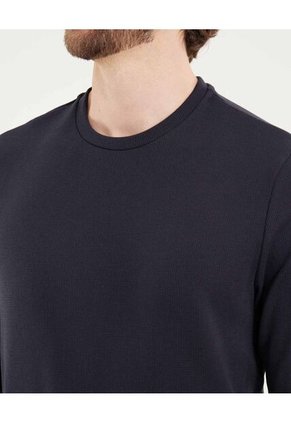 Buzo Para Hombre Cuello Redondo Color Azul  Marca Ostu #60060504