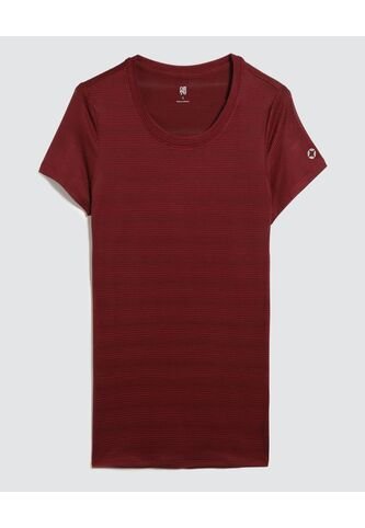 Camiseta Para Mujer Manga Corta Color Vino Marca Ostu #40092179 Ostu