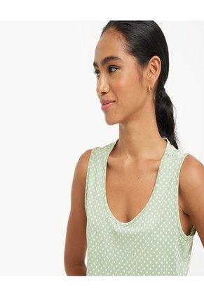 Top Para Mujer Cuello Redondo Color Verde  Marca Ostu #40220259