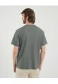 Camiseta Para Hombre Manga Corta Cuello Redondo Color Verde Marca Ostu #60091780 de Ostu