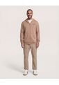 Buzo  Para Hombre Zipper Color Café Marca Ostu #60060608 de Ostu
