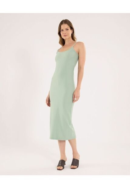 Vestido Para Mujer M/Sisa Largo Color Verde Marca Ostu #40170345