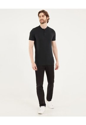 Pantalón Para Hombre Chino Color Negro Marca Ostu #60070458