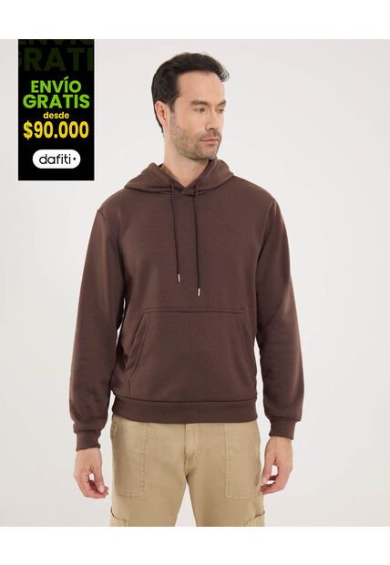 Buzo Para Hombre Hoodie Color Camel Marca Ostu #60060456