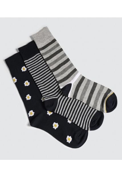 Medias Para Hombre Caña Larga Color Pack X Marca Ostu #60980224