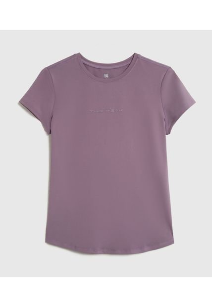 Camiseta Para Mujer Manga Corta Cuello Redondo Color Morado Marca Ostu #40092536